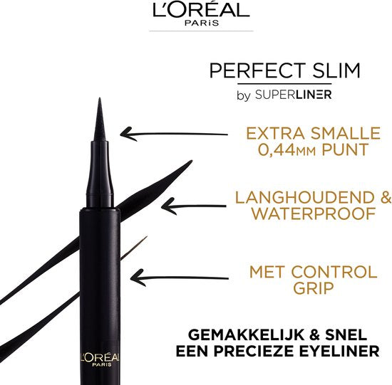 L'ORÉAL PARIS PERFECT SLIM by superliner #01-intense black