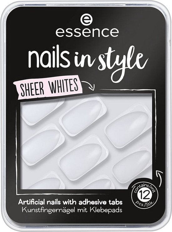 ESSENCE NAILS IN STYLE uñas artificiales #11-sheer whites