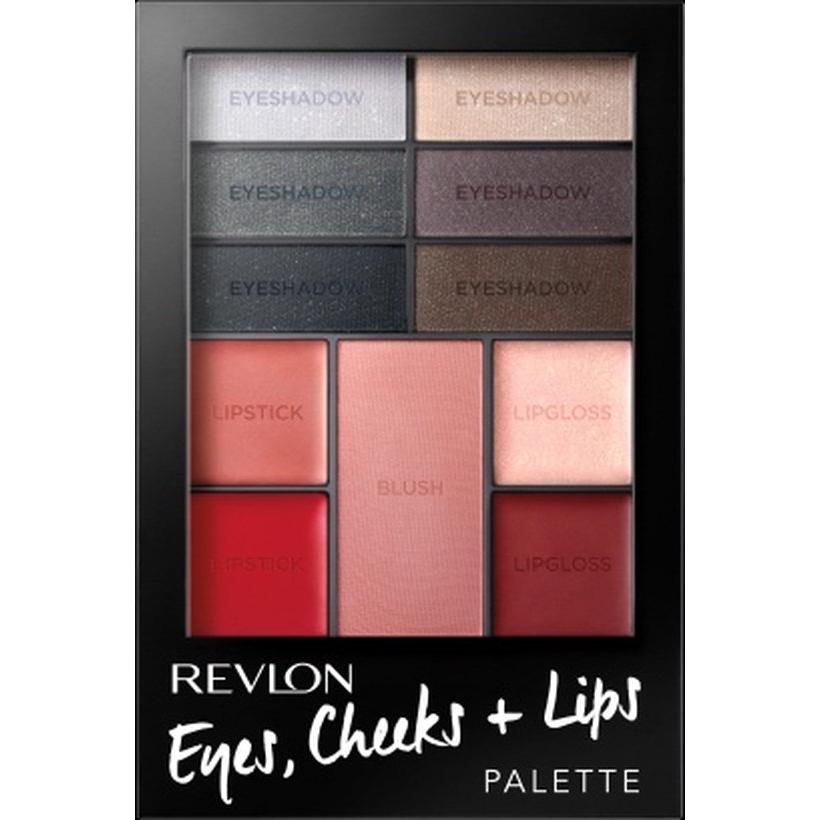 REVLON MASS MARKET PALETTE eyes, cheeks + lips #200-seductive smokies 1 u