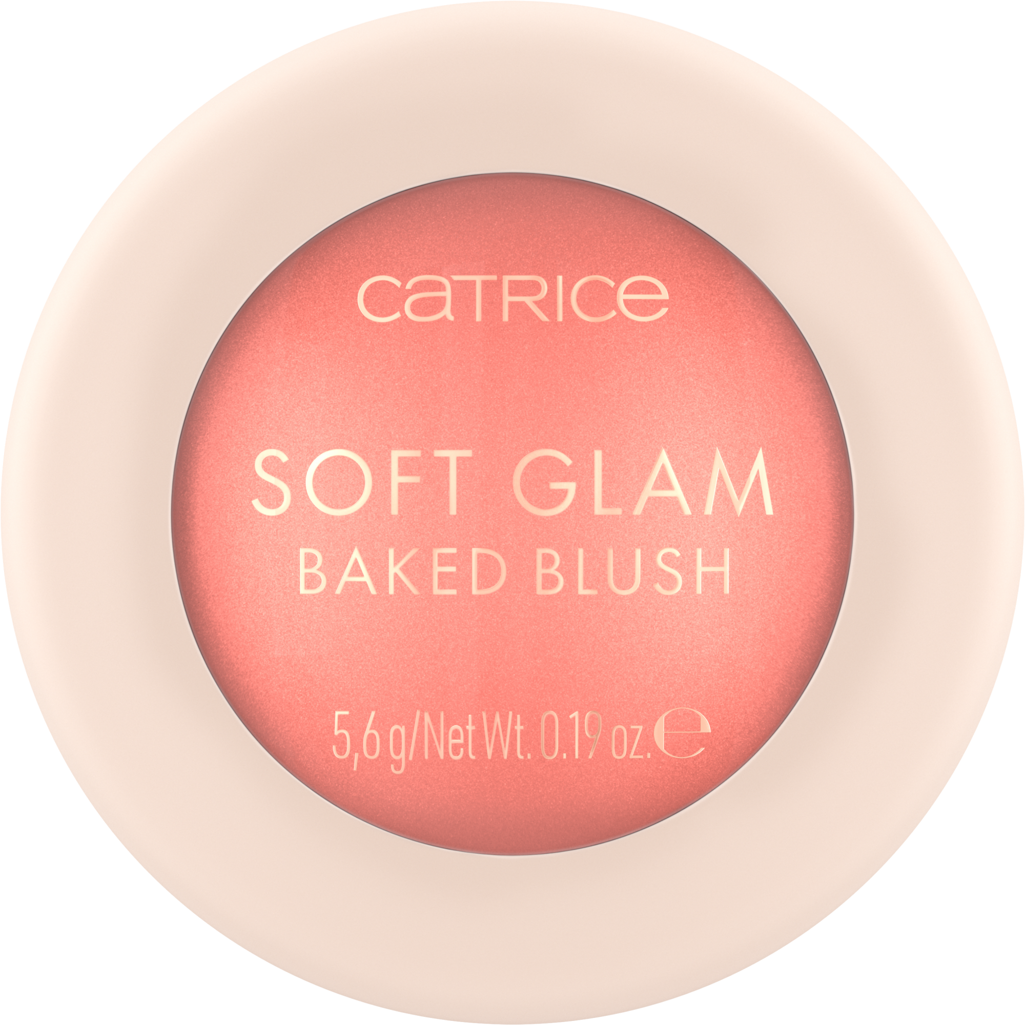 CATRICE SOFT GLAM baked blush #030-Cheeky Coral 5.6 gr