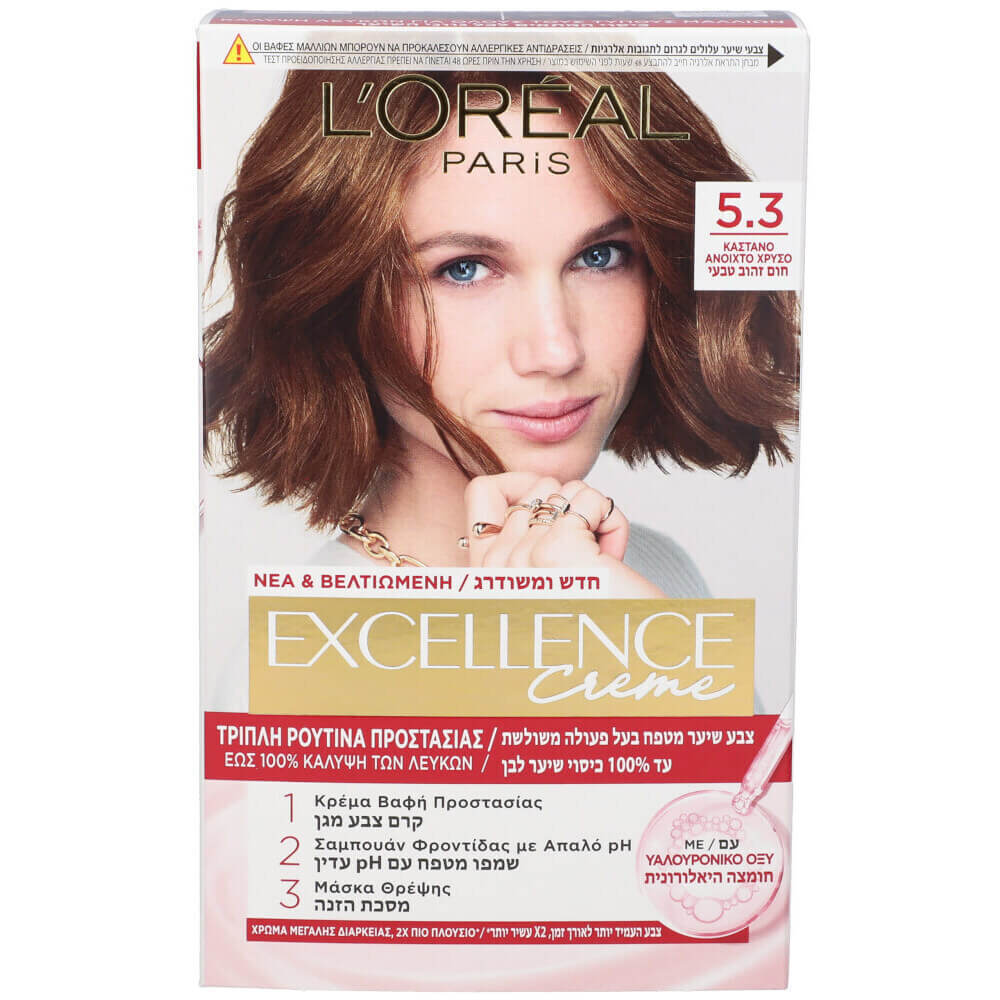 L'ORÉAL PARIS EXCELLENCE Creme dye #5.3-light golden brown 1 u
