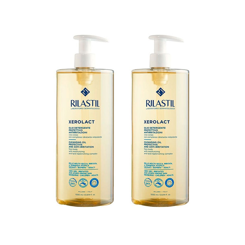RILASTIL XEROLACT cleansing oil pack 2 x 1000 ml
