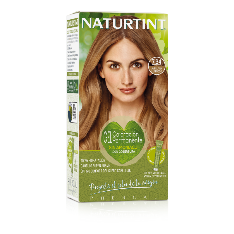 NATURTINT ammonia-free dye #7.34-Luminous Hazelnut 170 ml