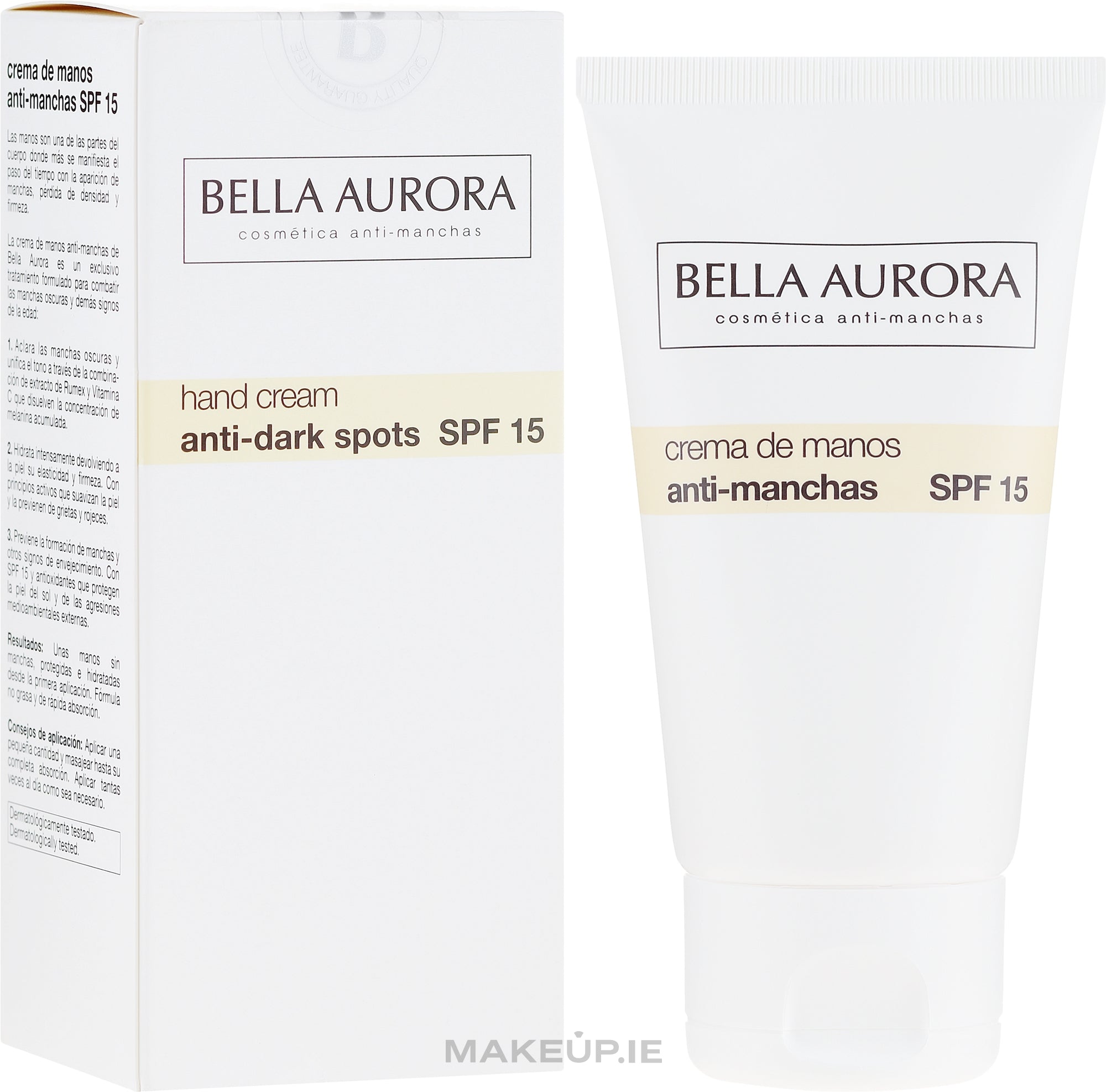 BELLA AURORA M7 anti-stain hand cream SPF15 75 ml