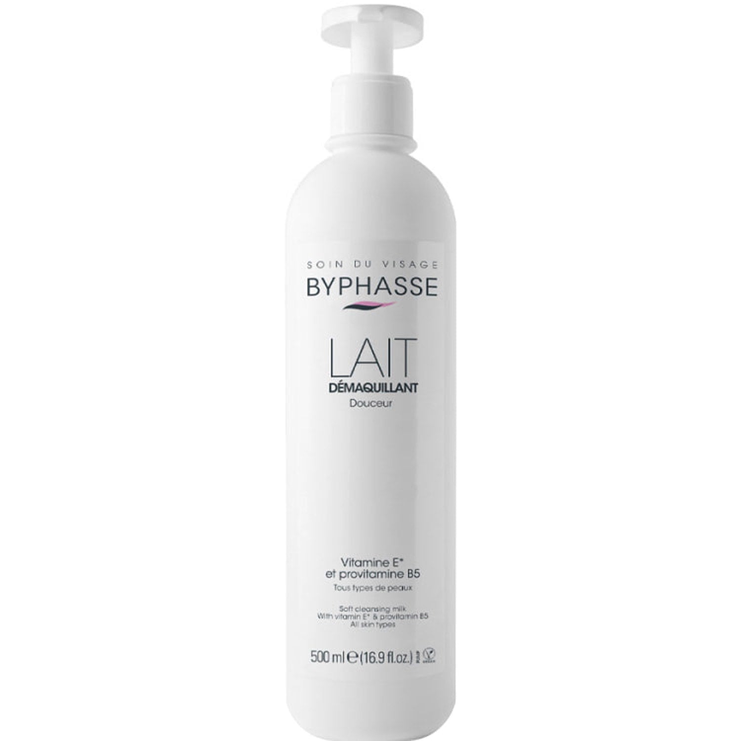 BYPHASSE DOUCEUR MAKE-UP REMOVER MILK vitamin E and provitamin B5 500 ml