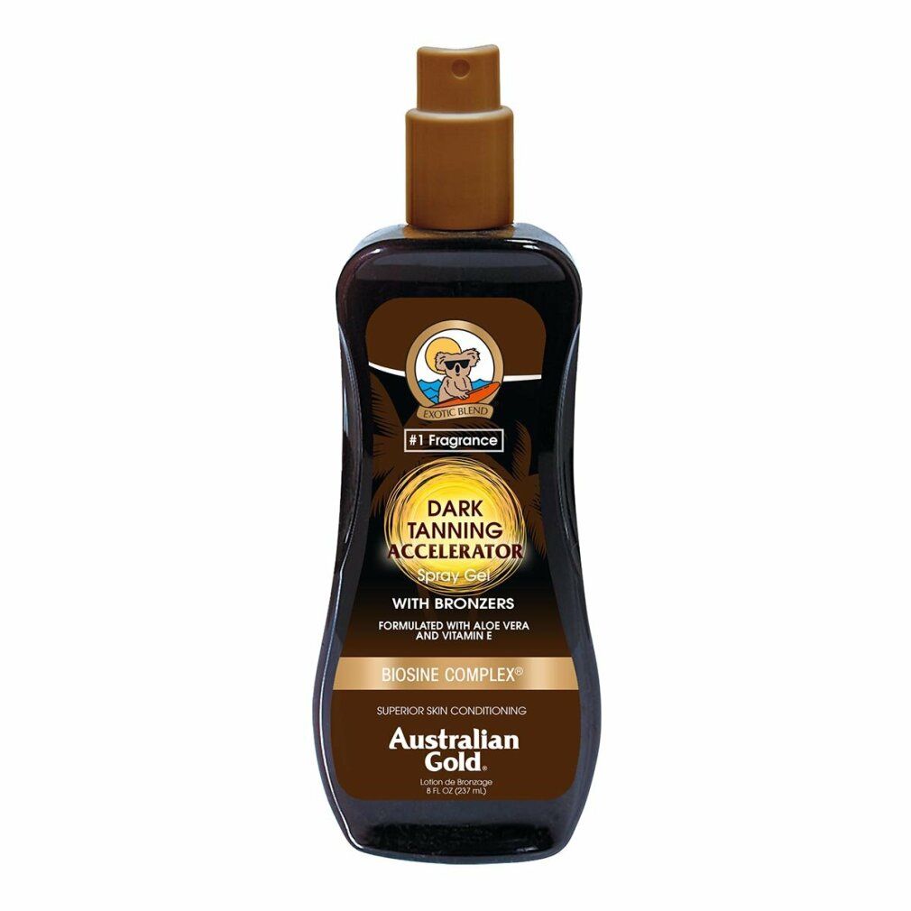AUSTRALIAN GOLD ACCELERATOR with bronzer spray gel 237 ml