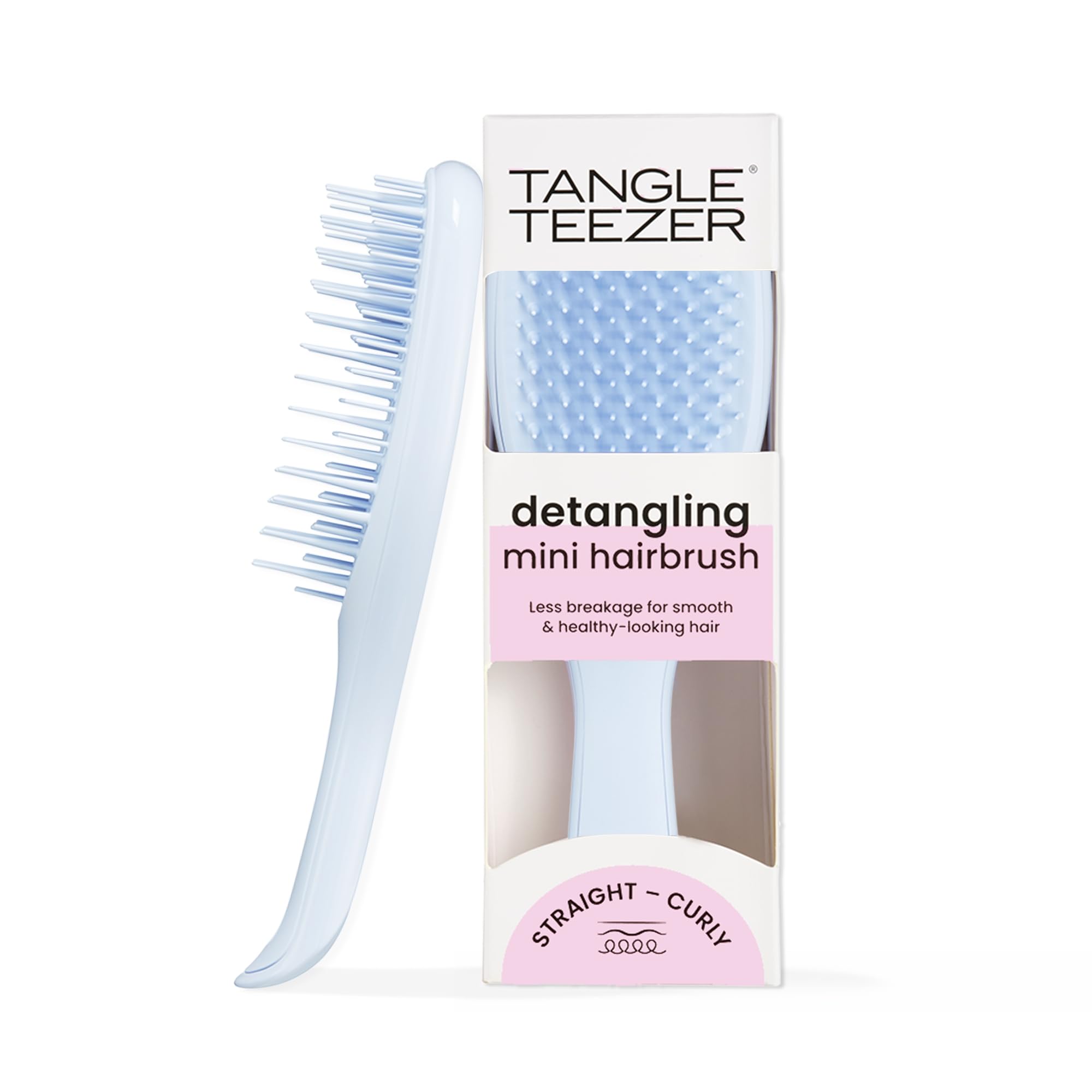 TANGLE TEEZER ULTIMATE DETANGLER mini hairbrush #Pink 1 u