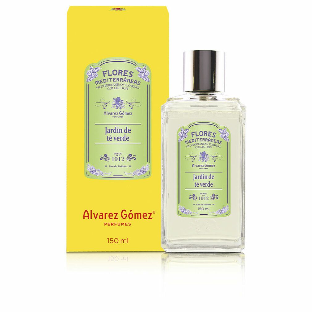 ALVAREZ GOMEZ MEDITERRANEAN FLOWERS garden green tea eau de toilette spray 150 ml