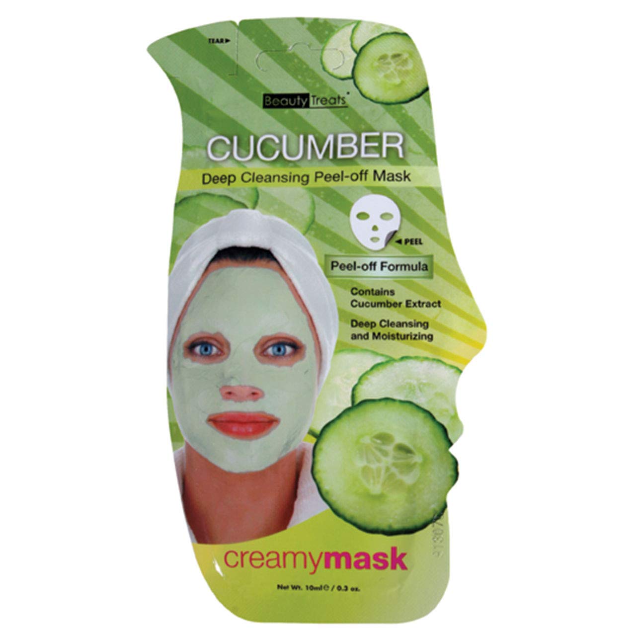 7TH HEAVEN FAB FACE FOOD CUCUMBER Ultra-purifying cucumber peeling mask 8ml