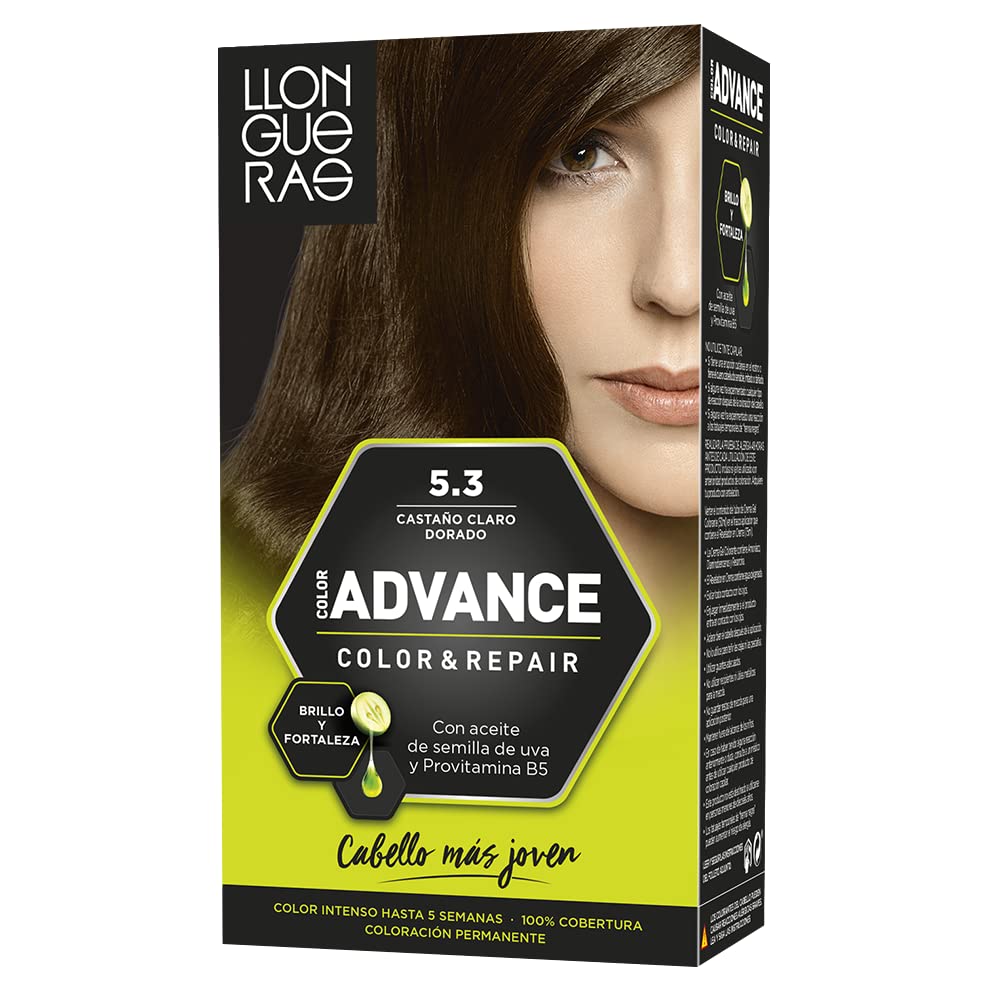 LLONGUERAS COLOR ADVANCE #5,3 castaño claro dorado 1 u