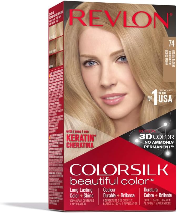 REVLON MASS MARKET COLORSILK tinte #74-rubio medio 1 u