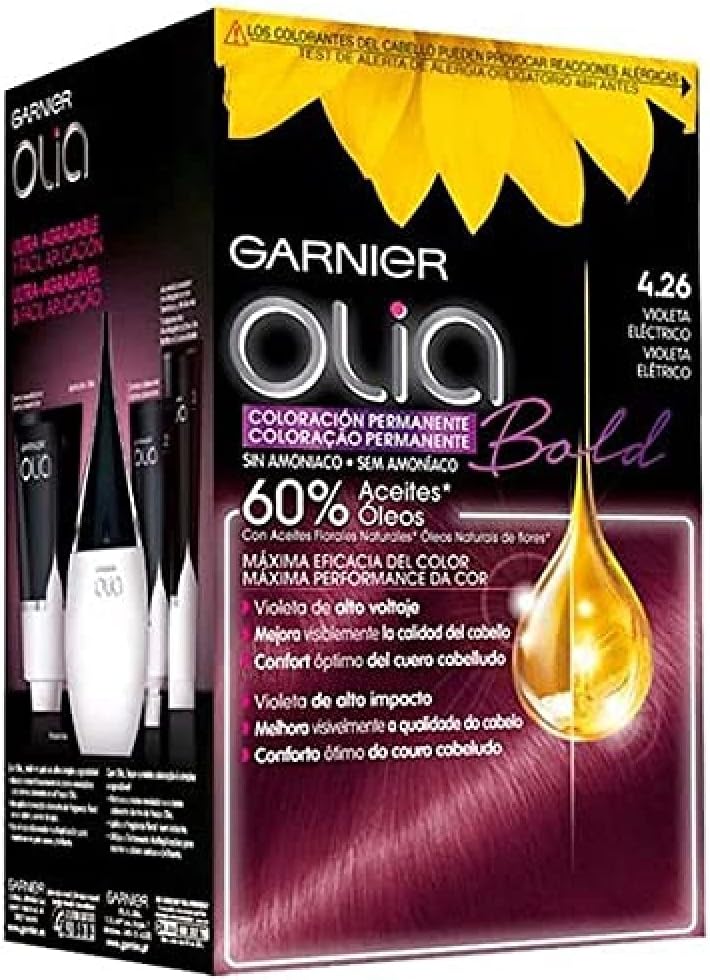 GARNIER OLIA coloración permanente sin amoniaco #7.40-cobrizo intenso 1 u
