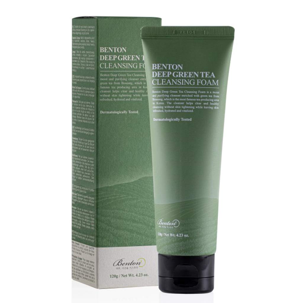 BENTON DEEP GREEN TEA cleansing foam 120 gr