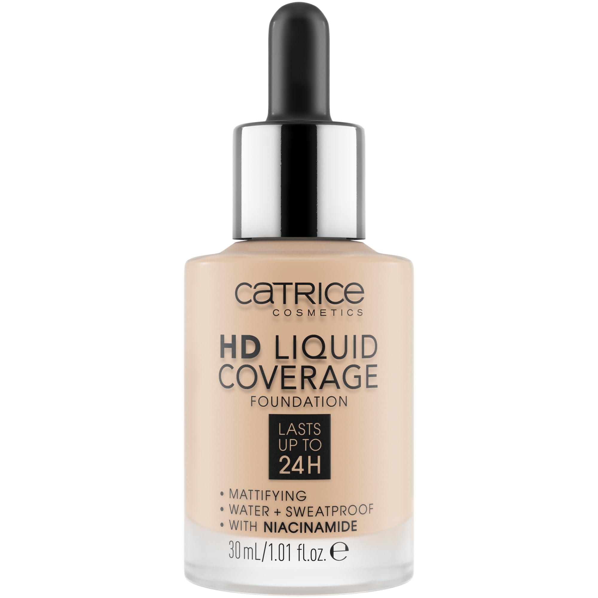 CATRICE HD LIQUID COVERAGE FOUNDATION lasts up to 24h #036-hazelnut 30 ml