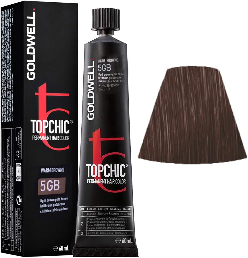 GOLDWELL TOPCHIC permanent hair color #5GB 60 ml