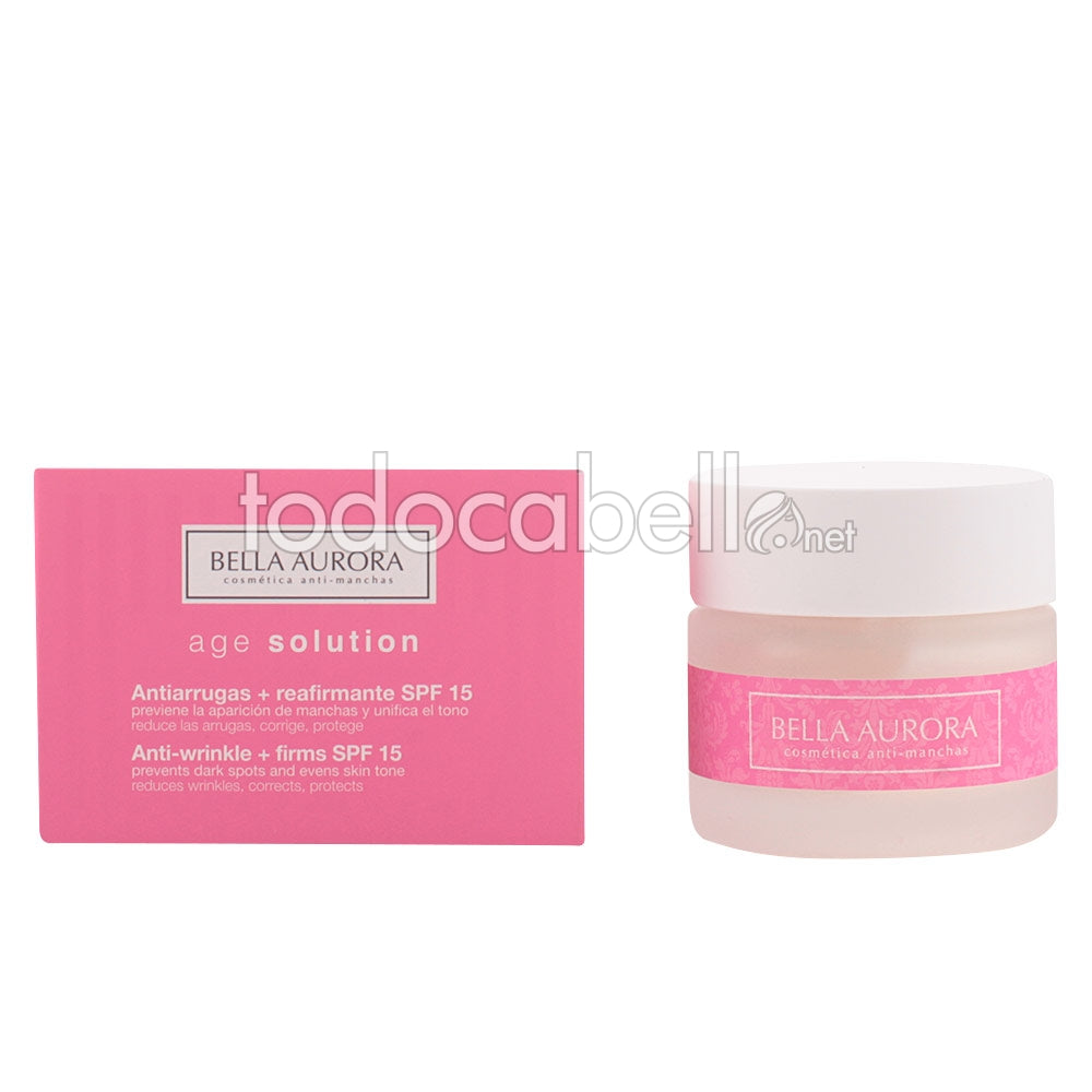 BELLA AURORA AGE SOLUTION antiarrugas & reafirmante SPF15 50 ml