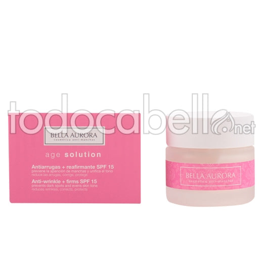 BELLA AURORA AGE SOLUTION antiarrugas & reafirmante SPF15 50 ml