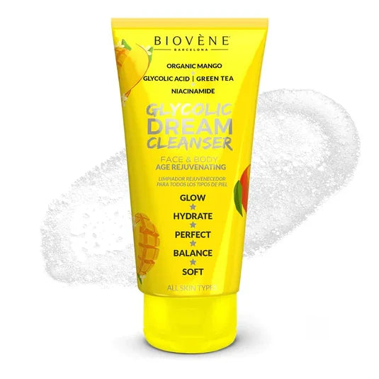 BIOVÈNE GLYCOLIC DREAM CLEANSER face & body age rejuvenating 200 ml