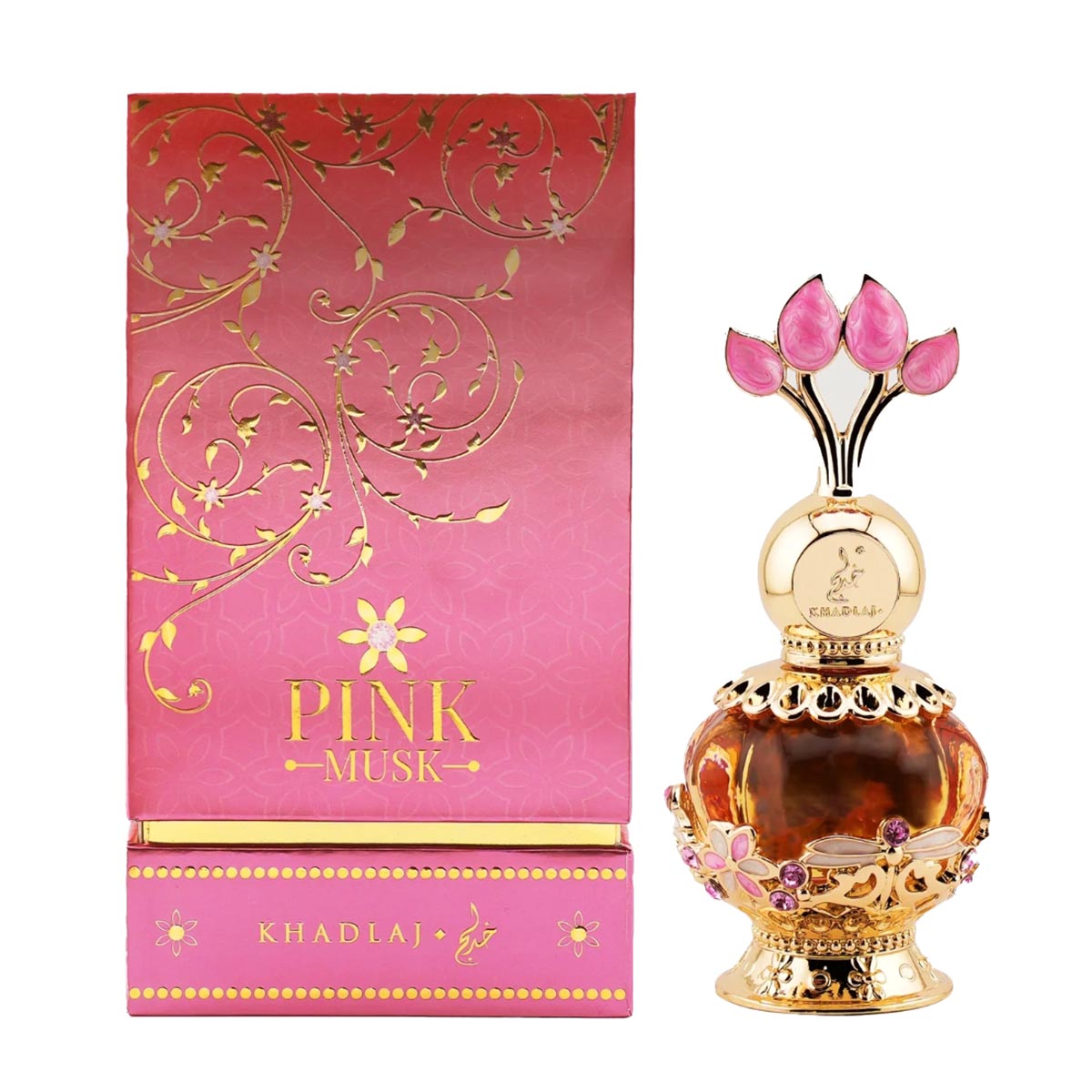 KHADLAJ PINK MUSK concentrated oil perfume 20 ml