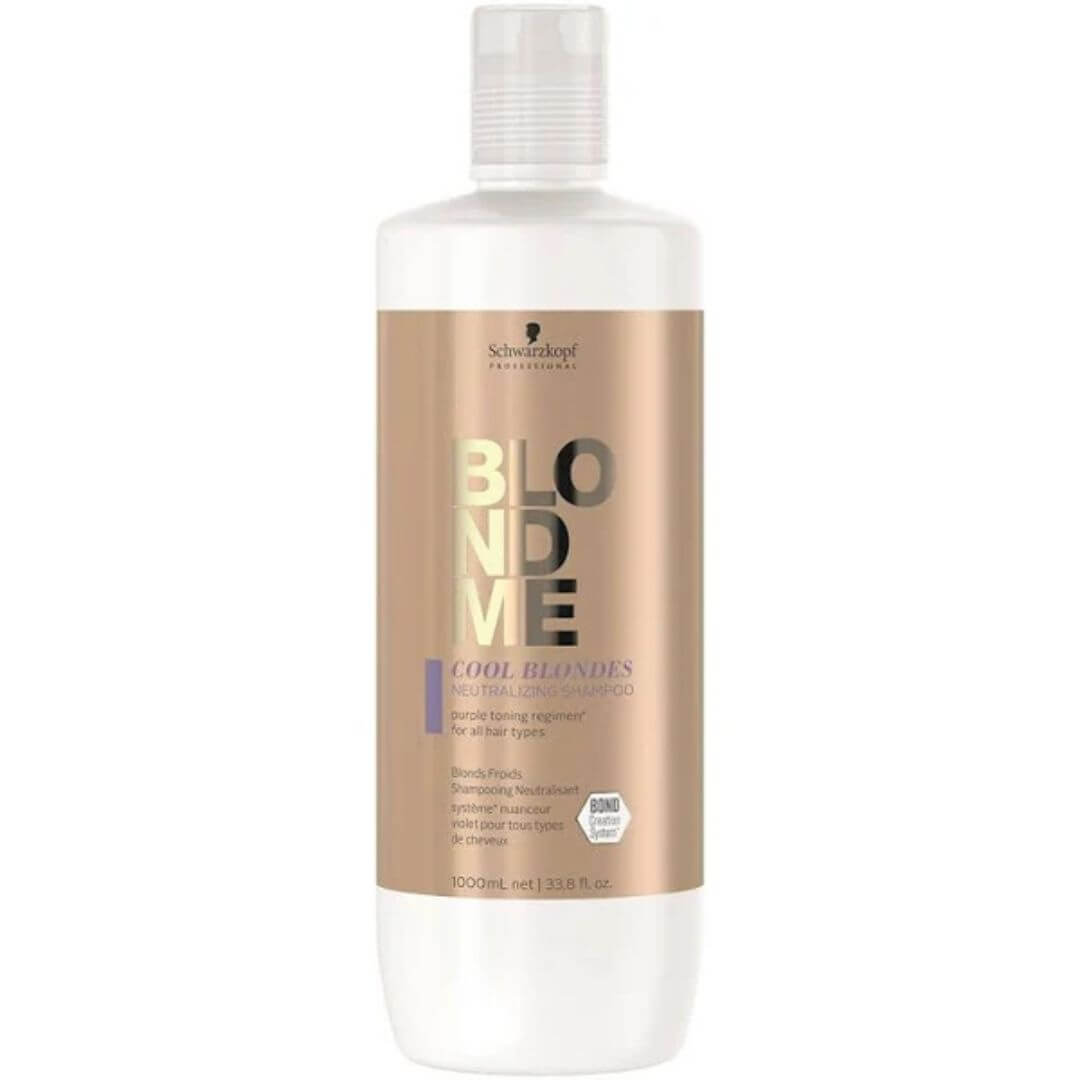 SCHWARZKOPF BLONDME cool blondes neutralizing shampoo 1000 ml