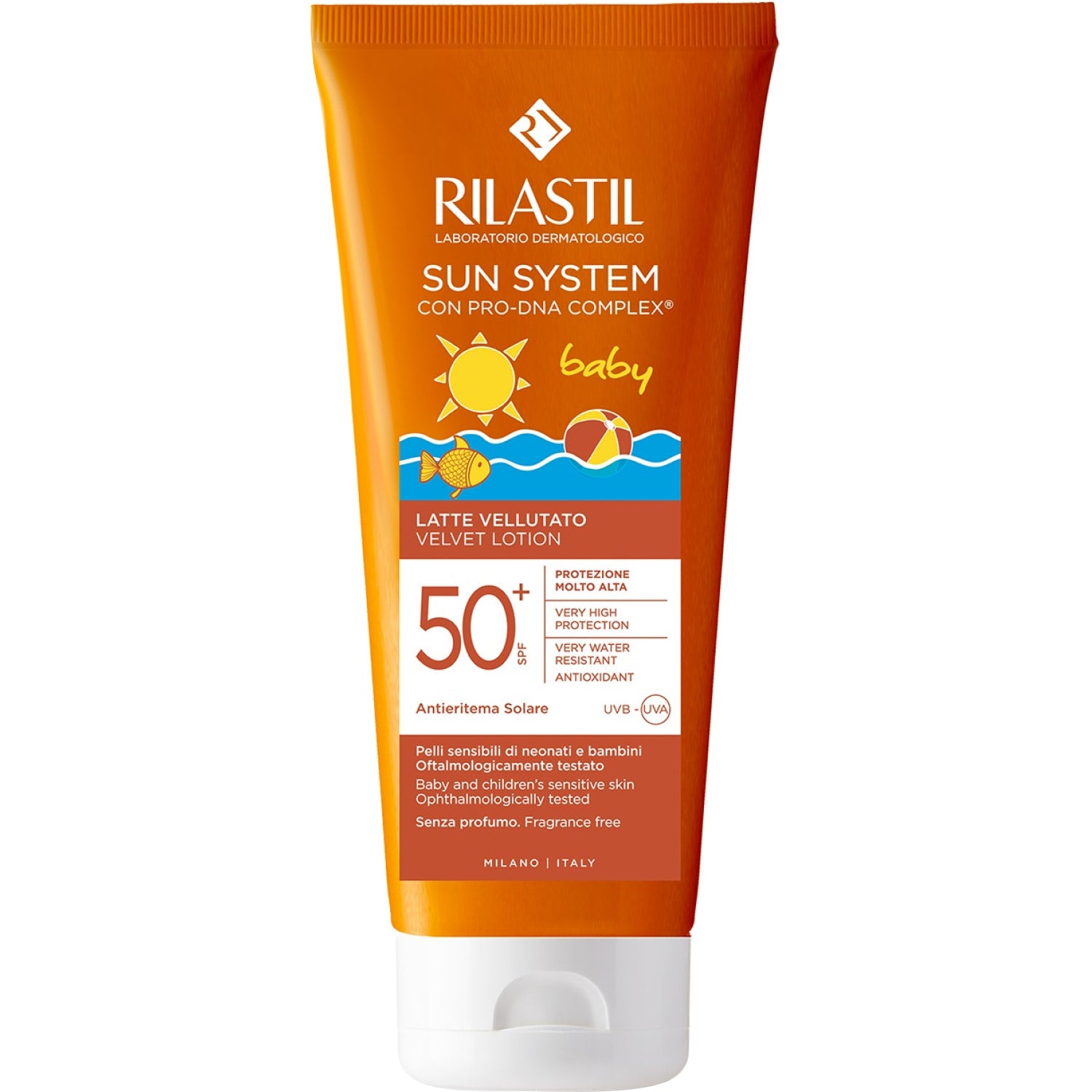 RILASTIL SUN SYSTEM SPF50+ BABY leche velluto 200 ml