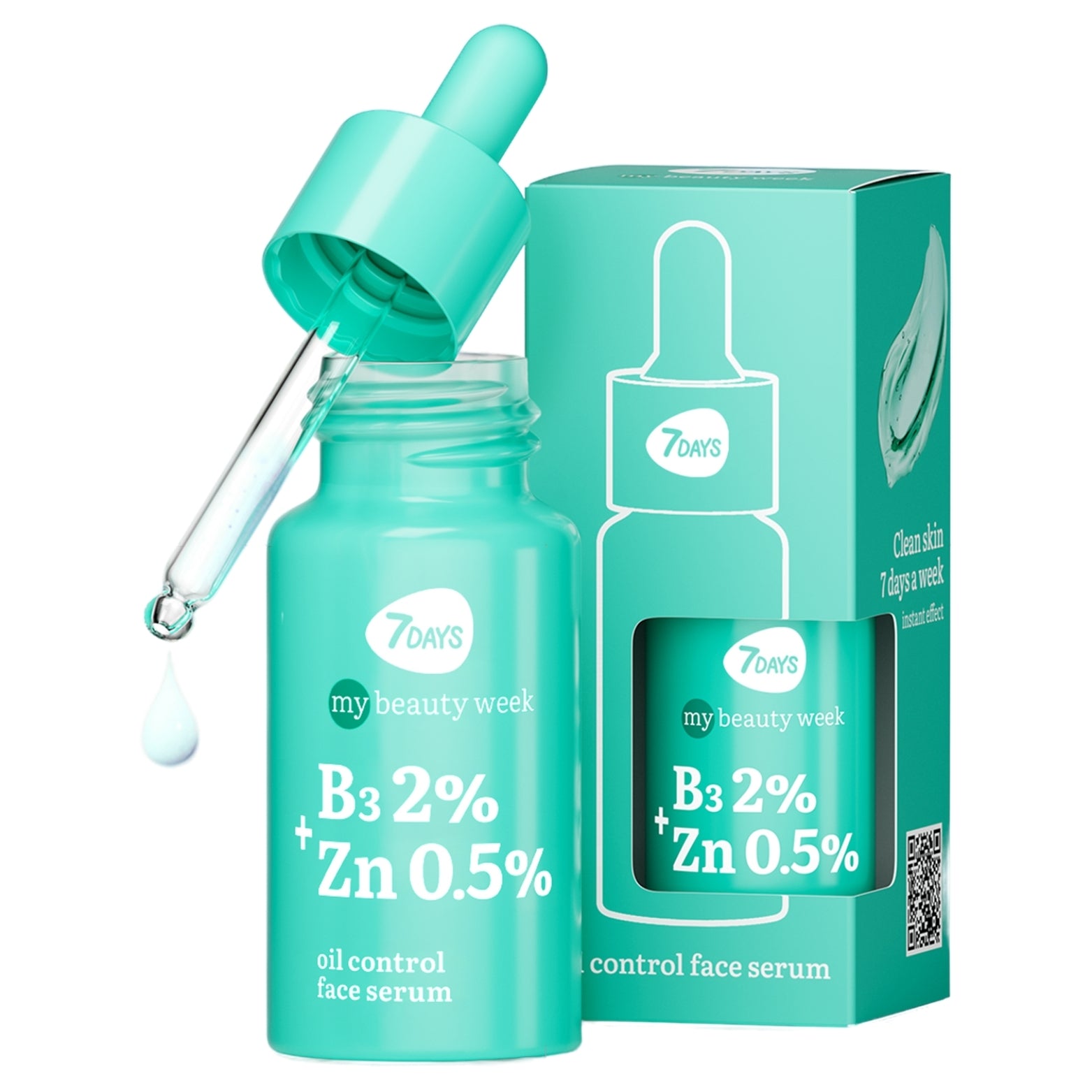 7DAYS B3 2% + ZN 0.5% moisturizing facial serum 20 ml