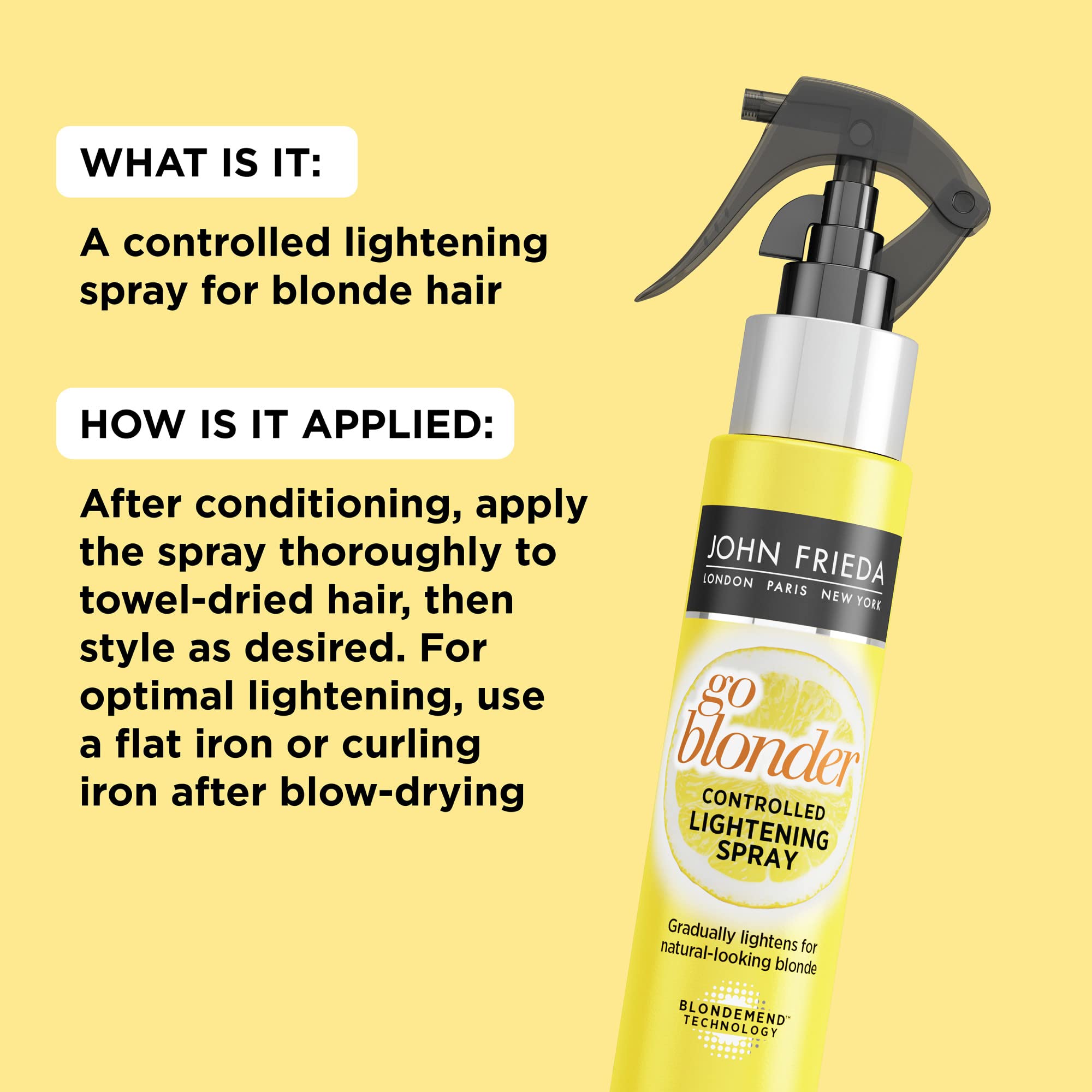 JOHN FRIEDA GO BLONDER lemon miracle hair mask 100 ml