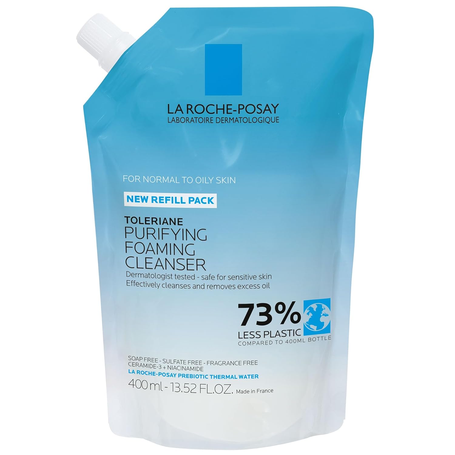 LA ROCHE POSAY TOLERIANE double cleansing foaming gel 400 ml