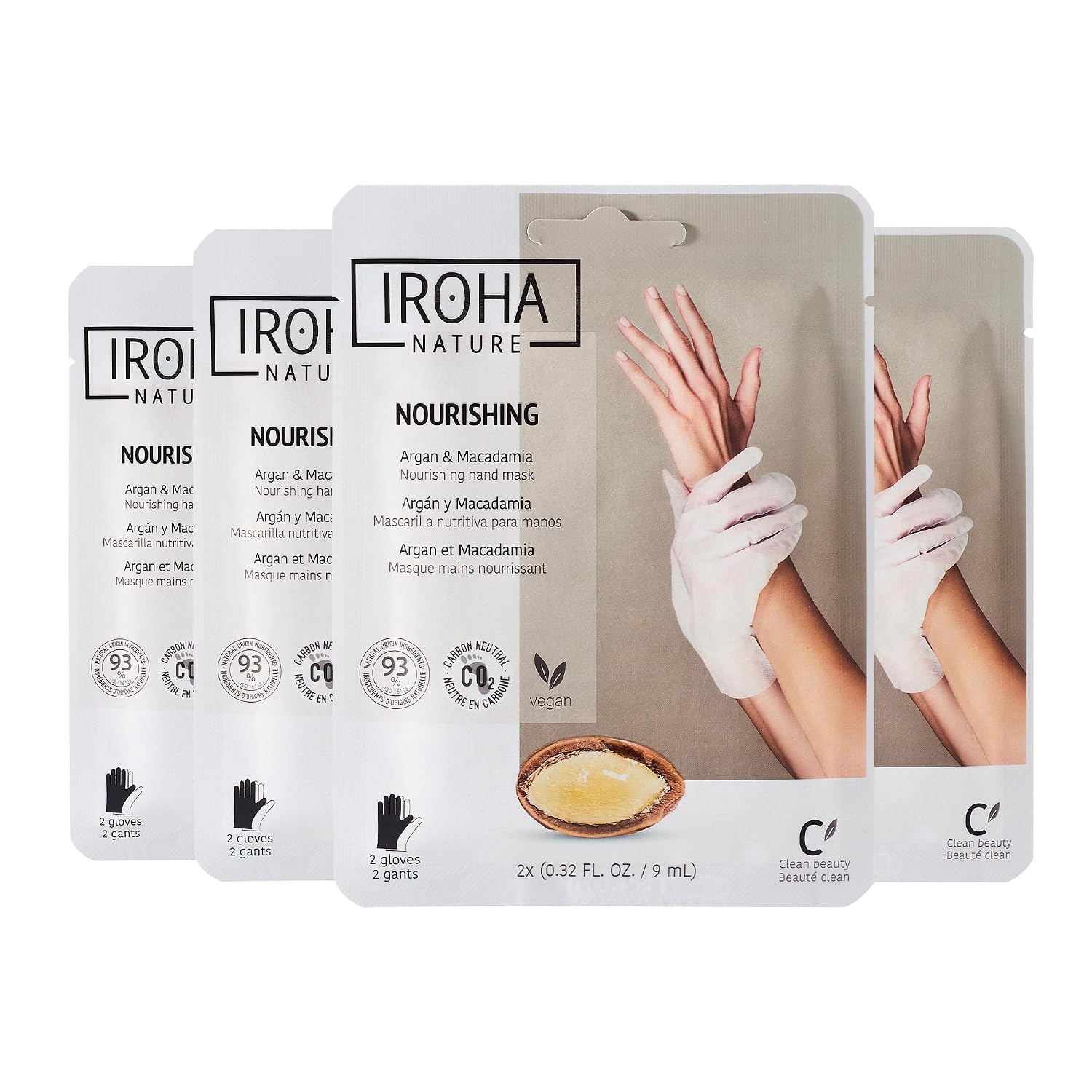 IROHA ARGAN & MACADAMIA nourishing hand mask 1 u