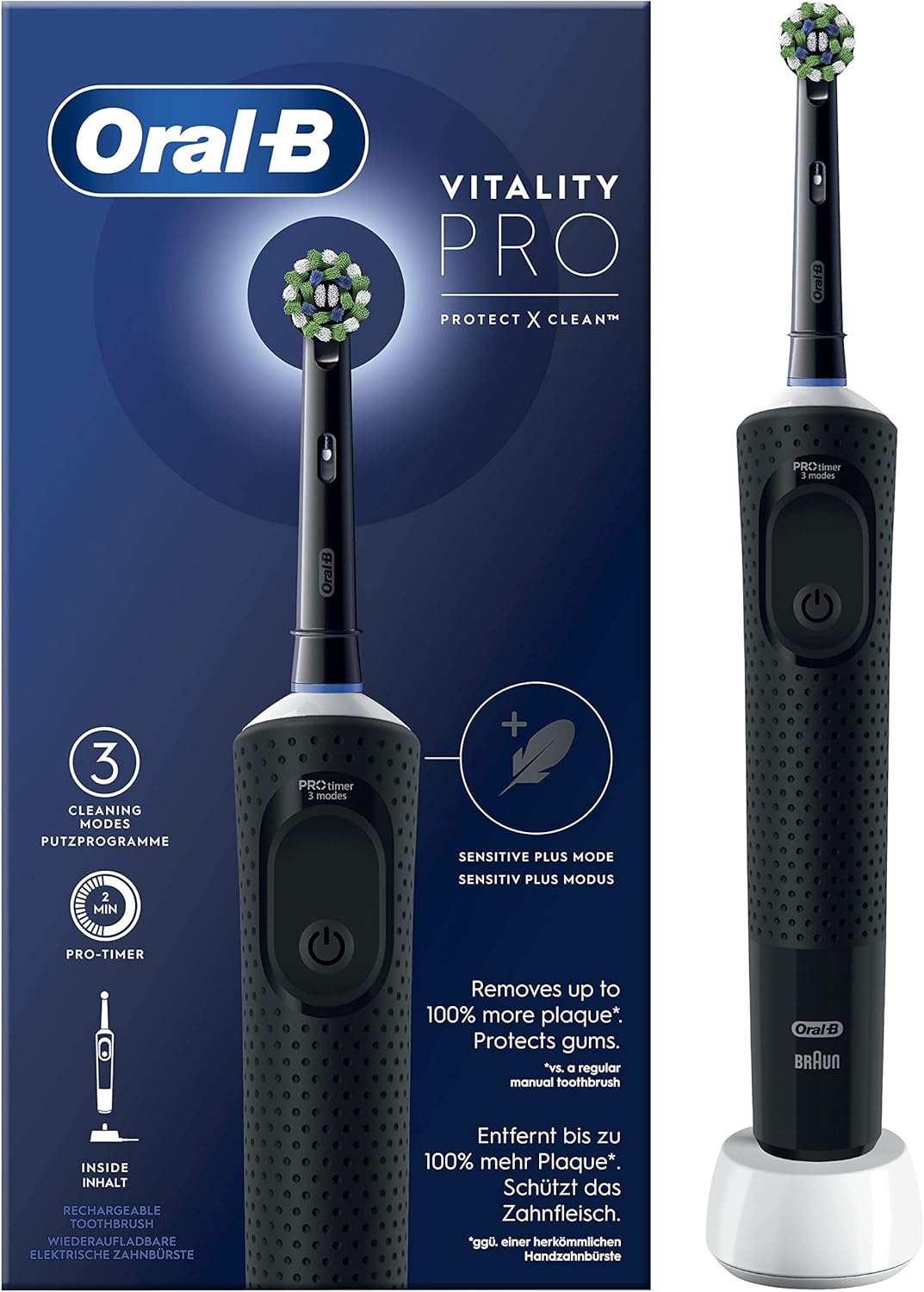 ORAL-B VITALITY PRO BLUE electric toothbrush 1 unit