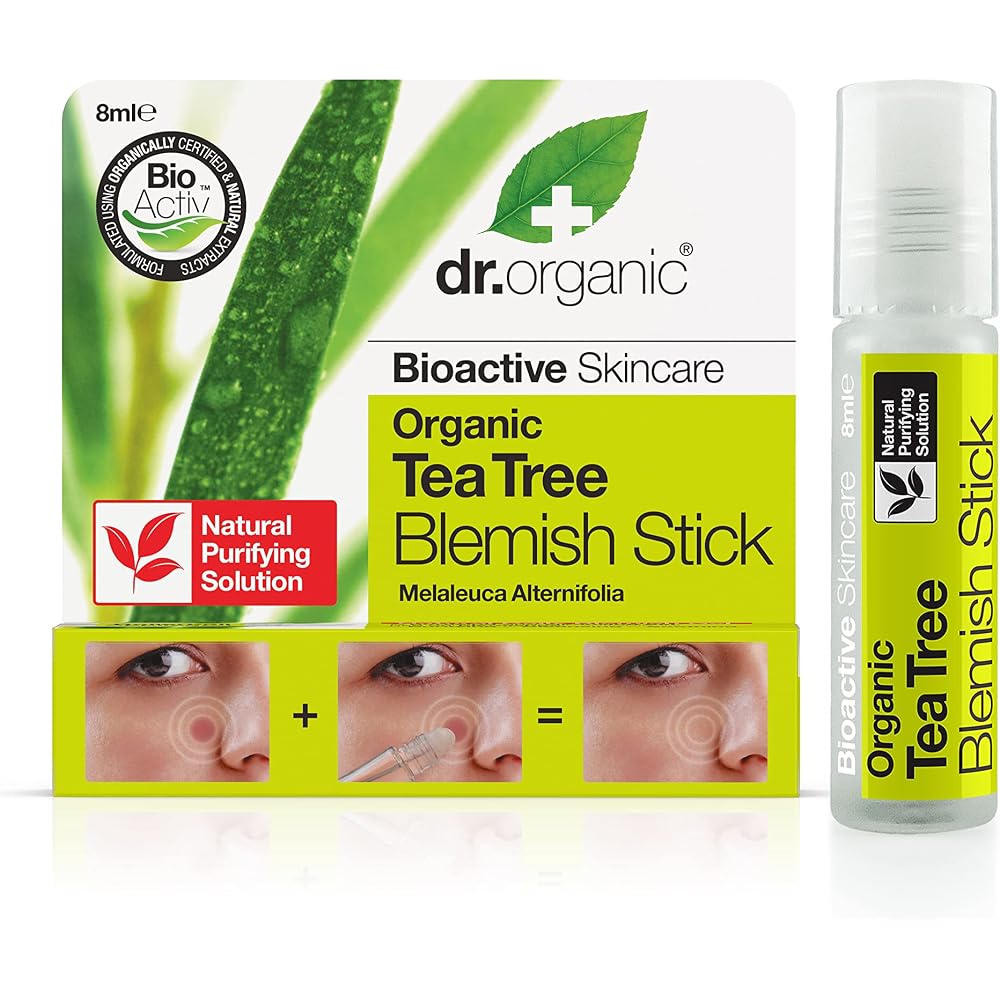 DR. ORGANIC BIOACTIVE ORGANIC tea tree stick para acné 8 ml