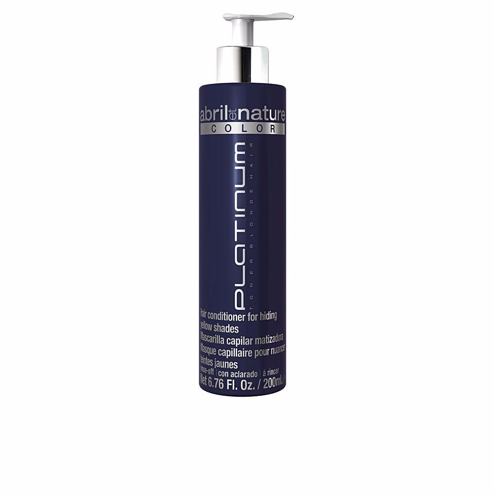 ABRIL ET NATURE COLOR platinum hair conditioner hiding yellow shades 200 ml