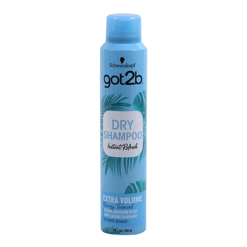 SCHWARZKOPF MASS MARKET GOT2B DRY SHAMPOO extra volume 200 ml