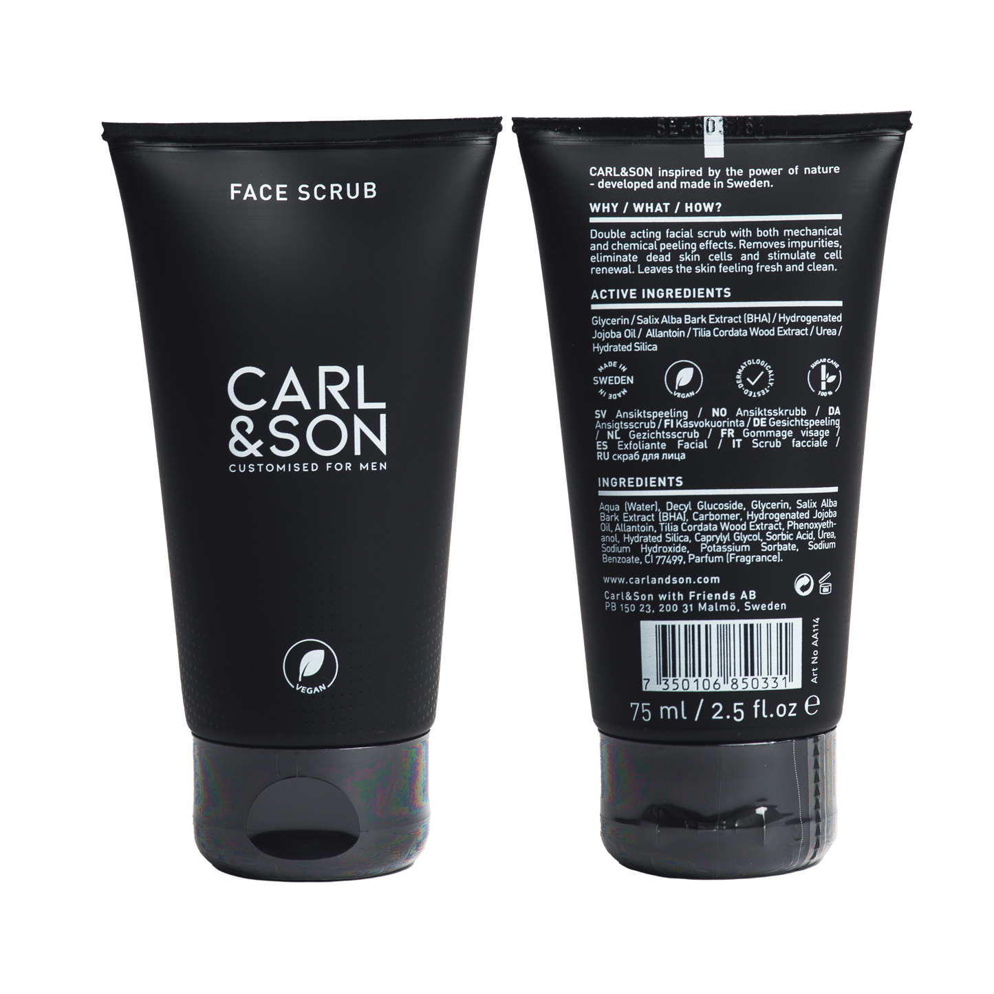 CARL&SON FACE SCRUB 75 ml