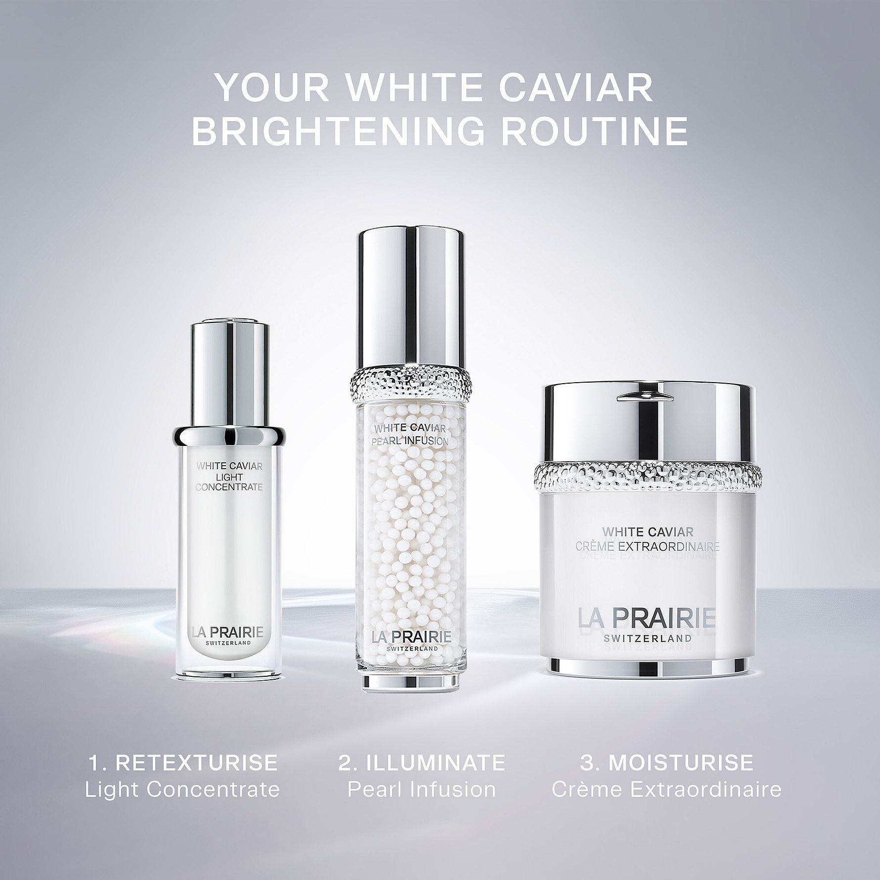 LA PRAIRIE WHITE CAVIAR CONCENTRATE illuminating serum 20 ml