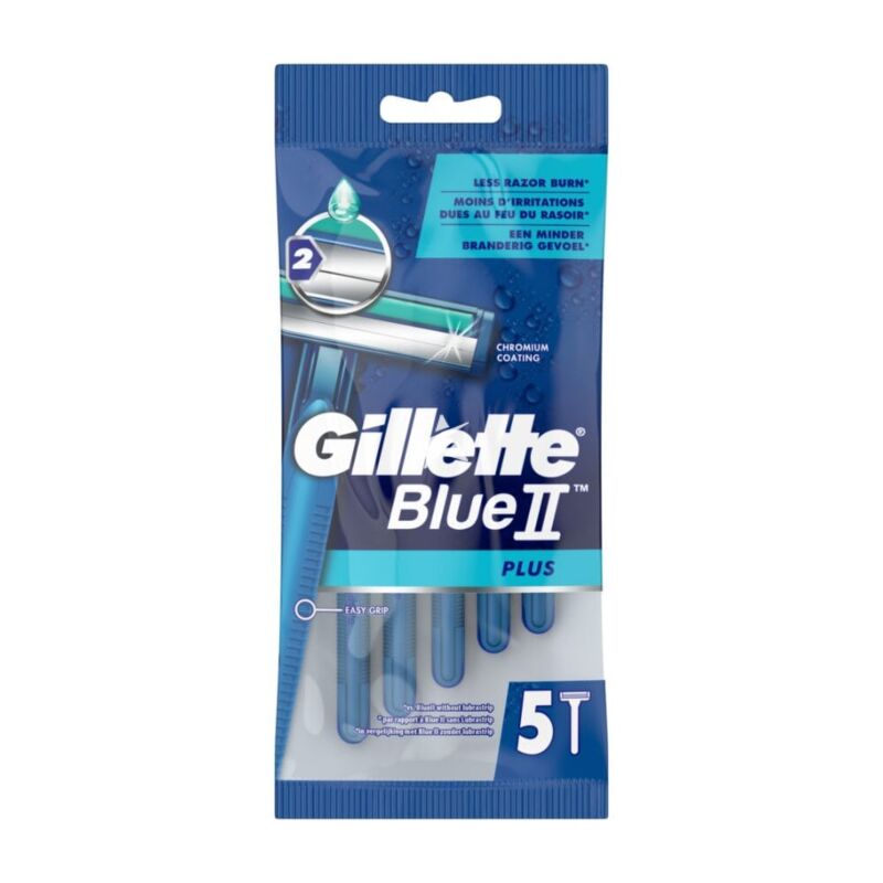 GILLETTE BLUE II PLUS disposable razor blades 5 units