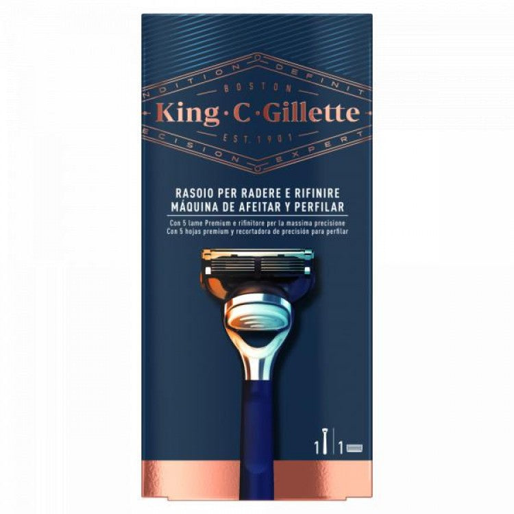 GILLETTE KING shave & edging razor 1 pz