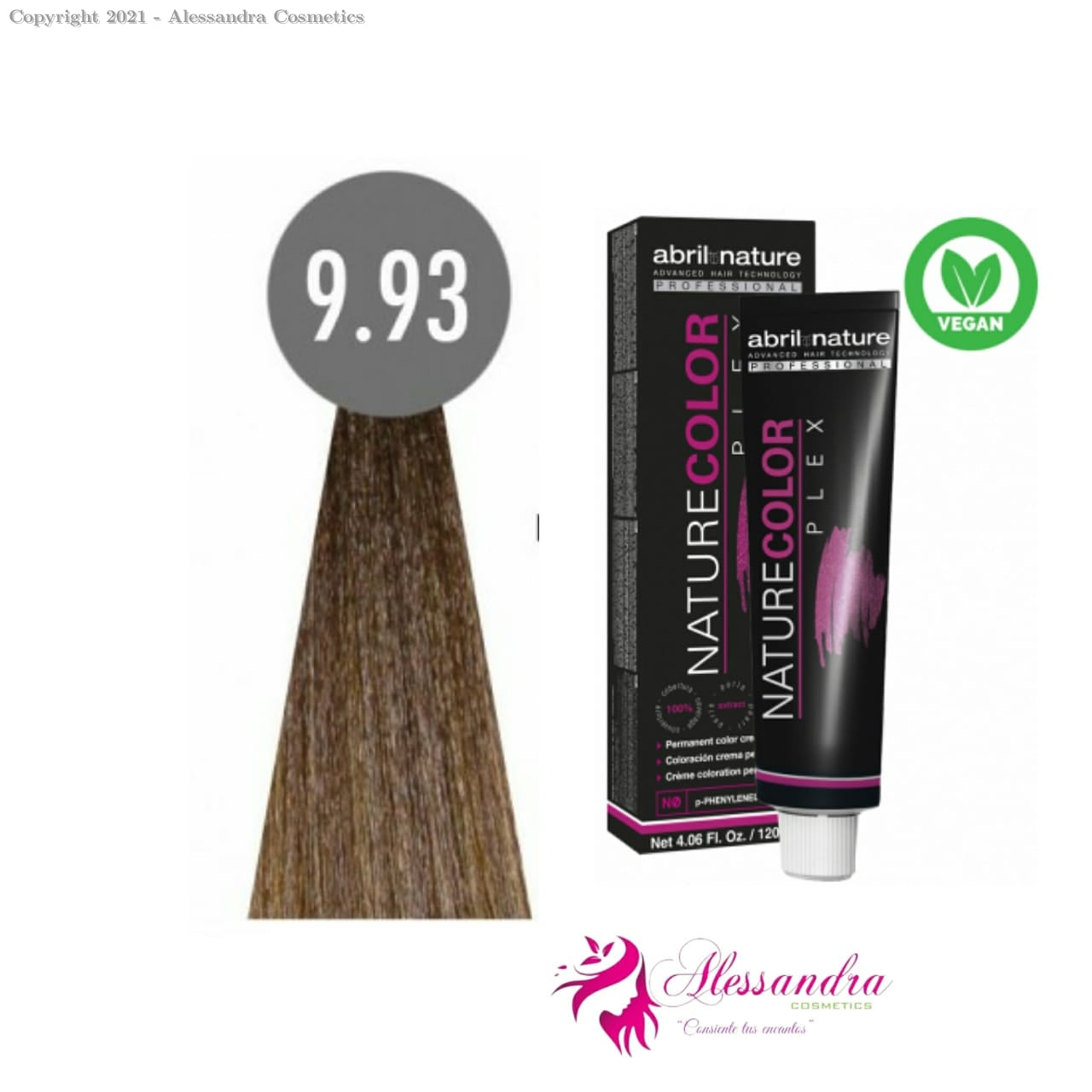 ABRIL ET NATURE NATURECOLOR PLEX permanent color cream #9.93