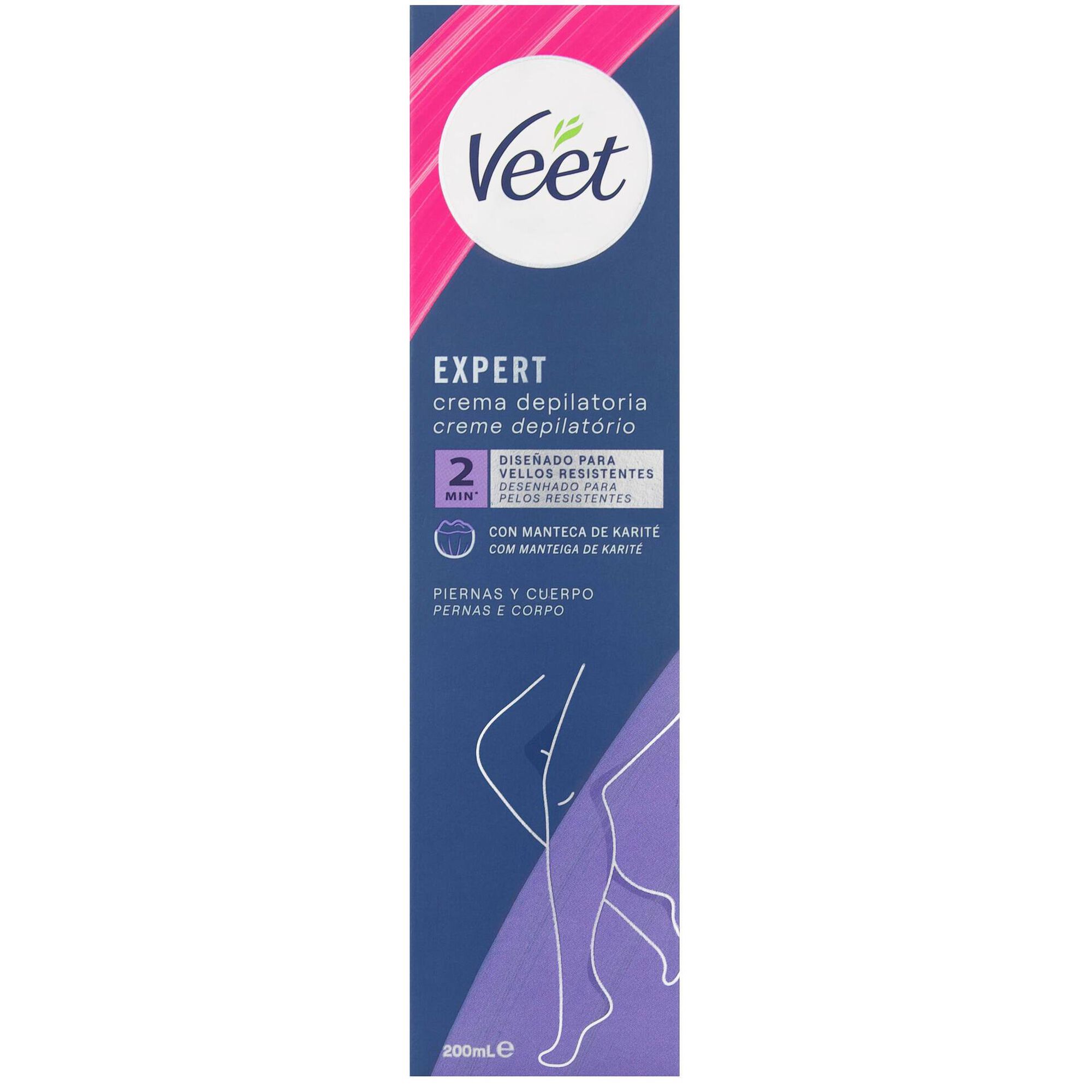 VEET EXPERT LEGS AND BODY hair removal cream 200 ml