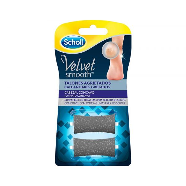 SCHOLL VELVET SMOOTH file for cracked heels replacement 2 units