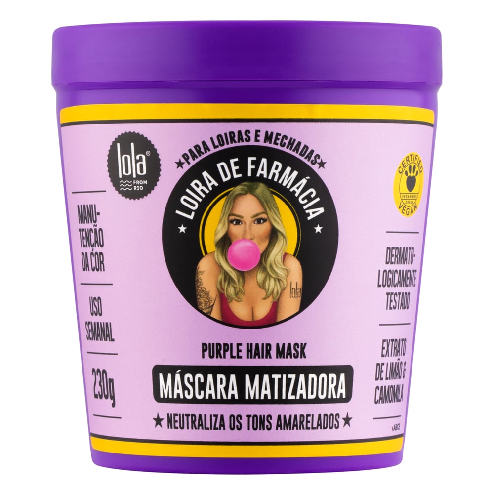 LOLA COSMETICS Loira de Farmácia Máscara Matizadora 230 ml