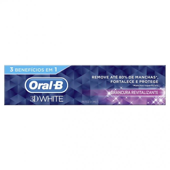 ORAL-B 3D WHITE REVITALIZING WHITE toothpaste 75 ml