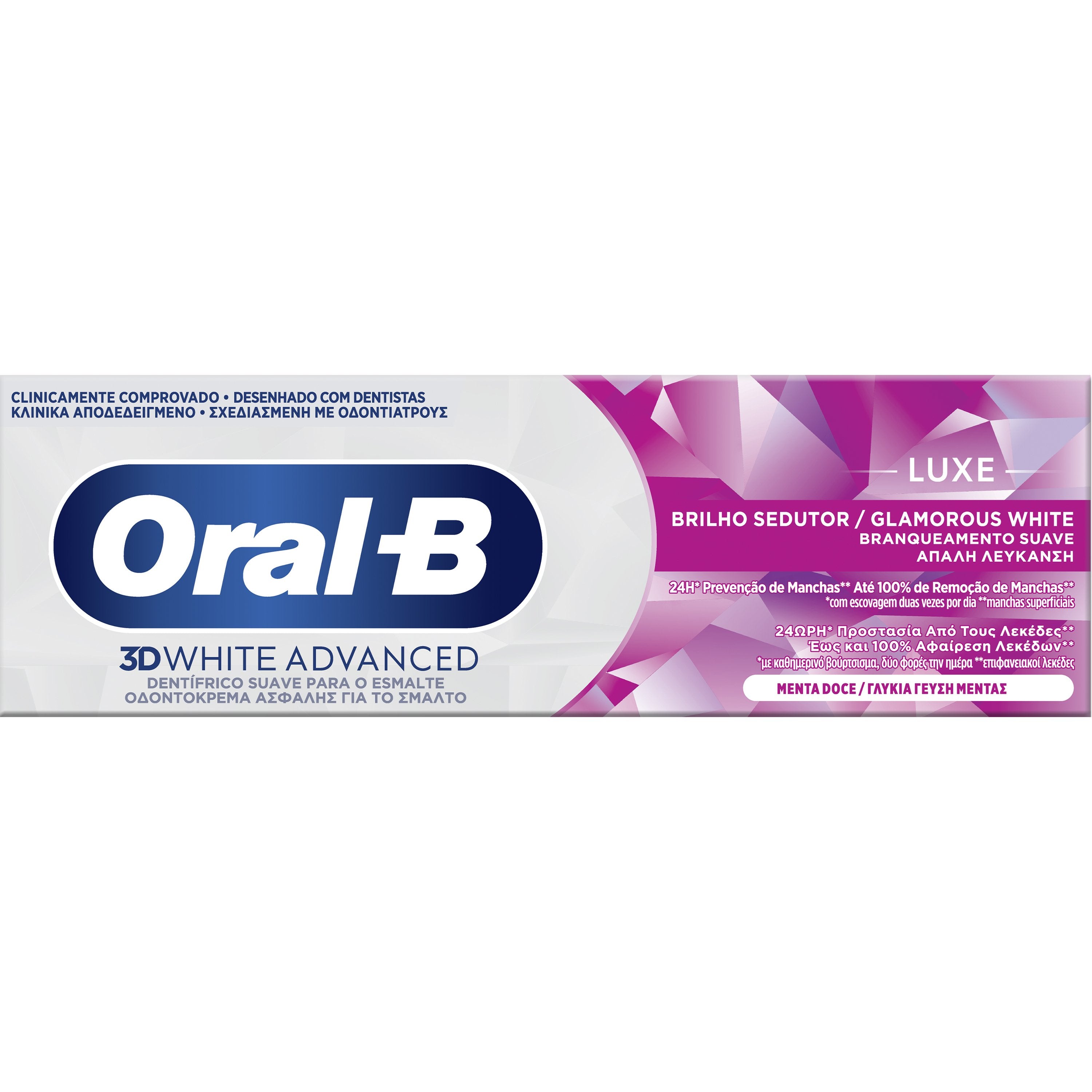 ORAL-B 3D WHITE LUXE seductive shine toothpaste 75 ml