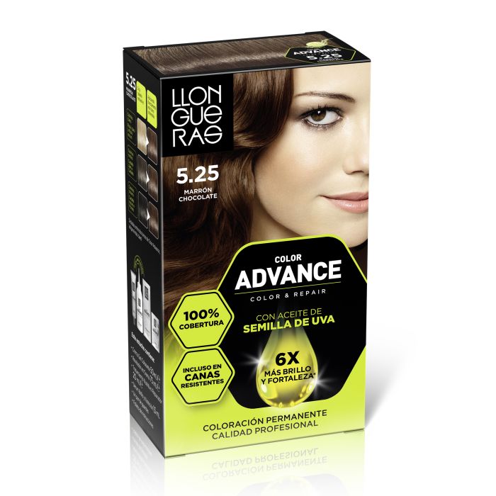 LLONGUERAS COLOR ADVANCE #5,25-marrón chocolate 1 u