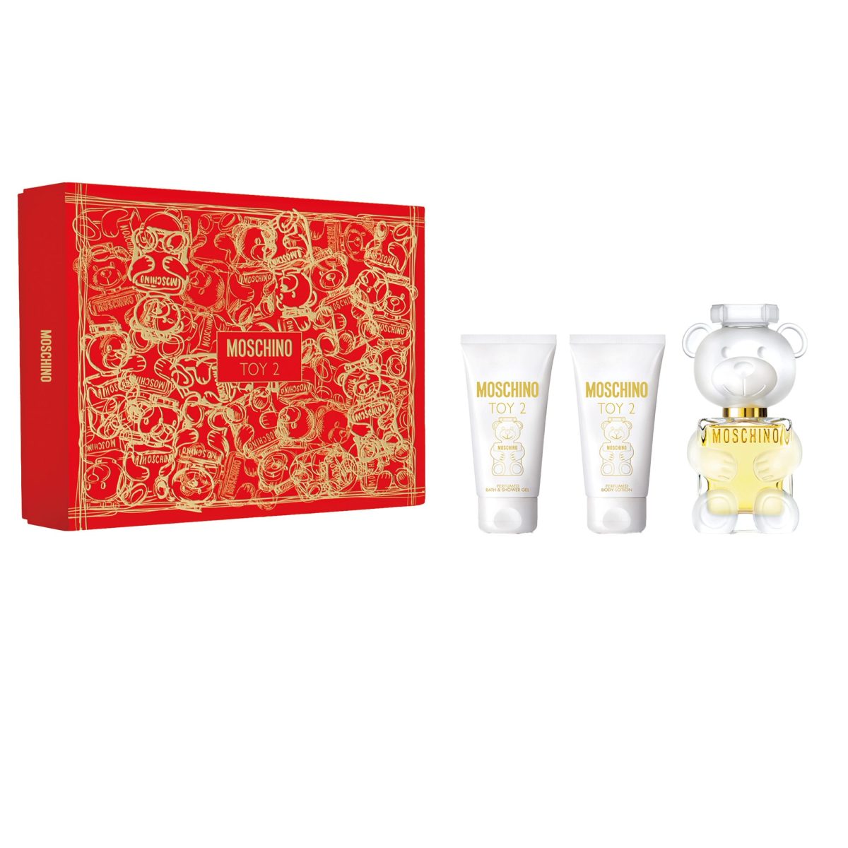 MOSCHINO TOY 2 CASE 3 pcs