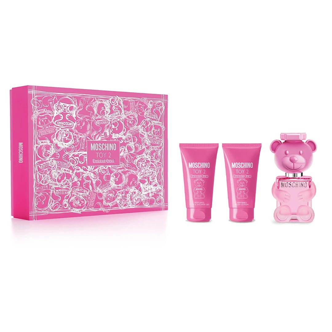 MOSCHINO TOY 2 BUBBLE GUM CASE 3 pcs