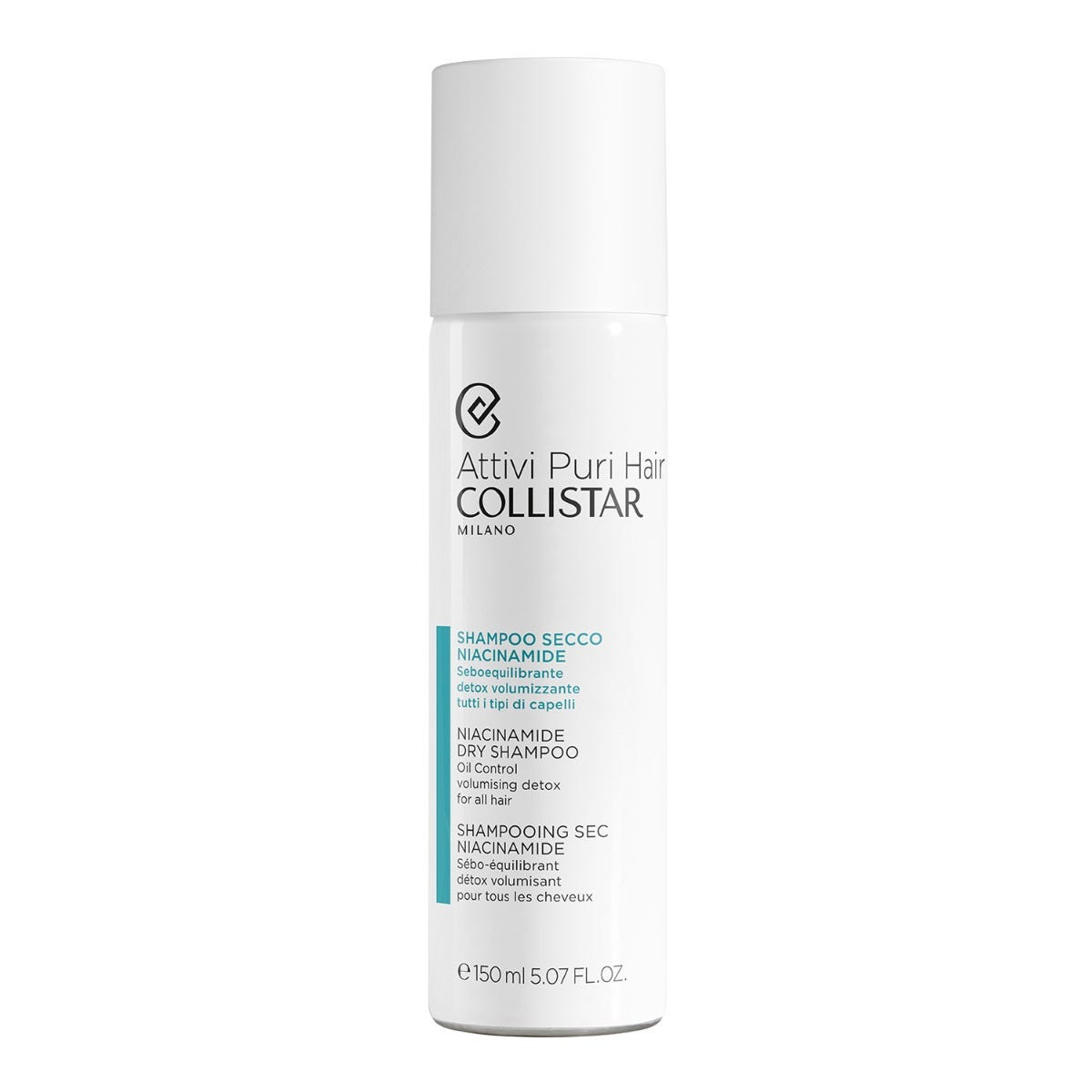 COLLISTAR NIACINAMIDA sebum-regulating dry shampoo for all hair types 150 ml