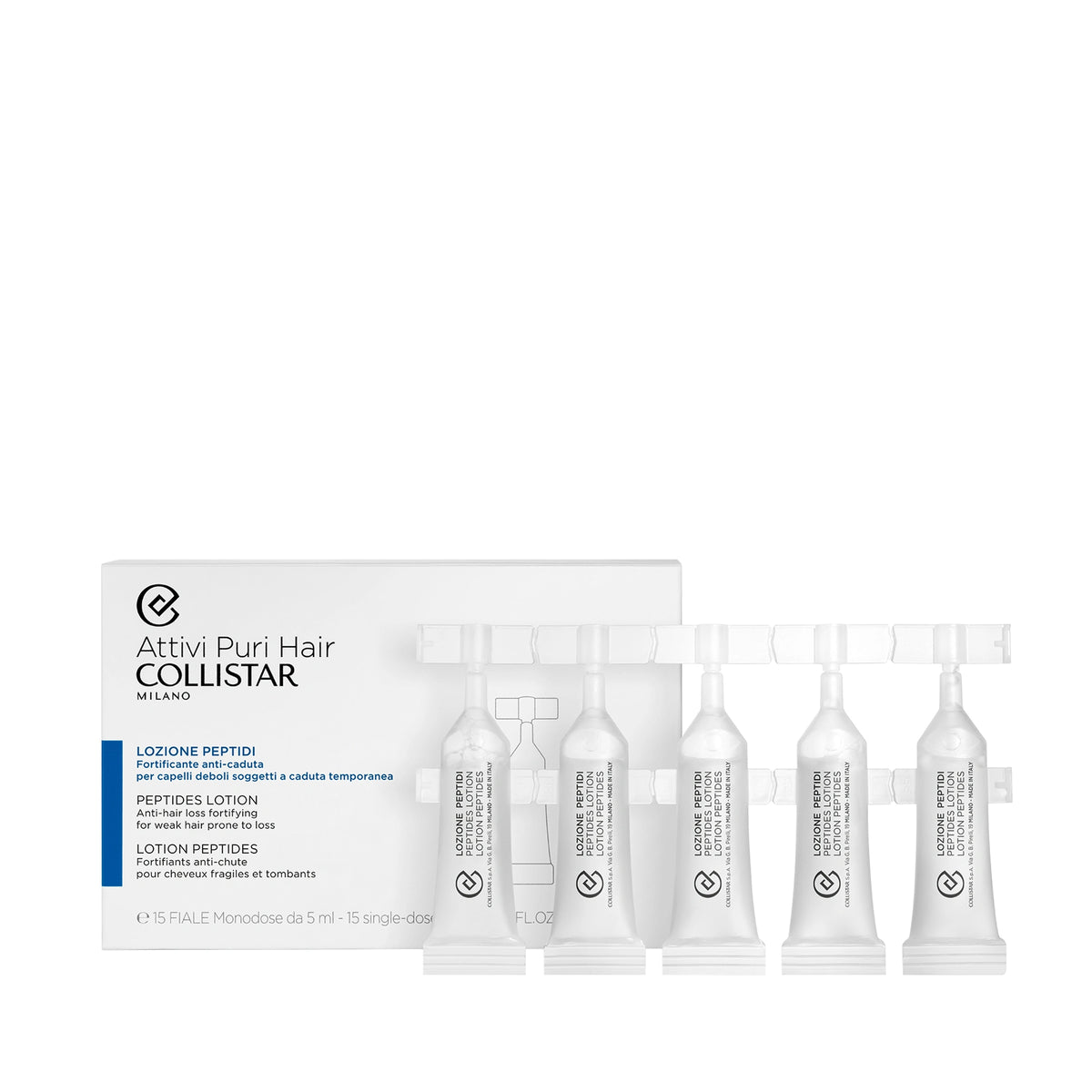 COLLISTAR PEPTIDES anti-hair loss ampoules 15 x 5 ml