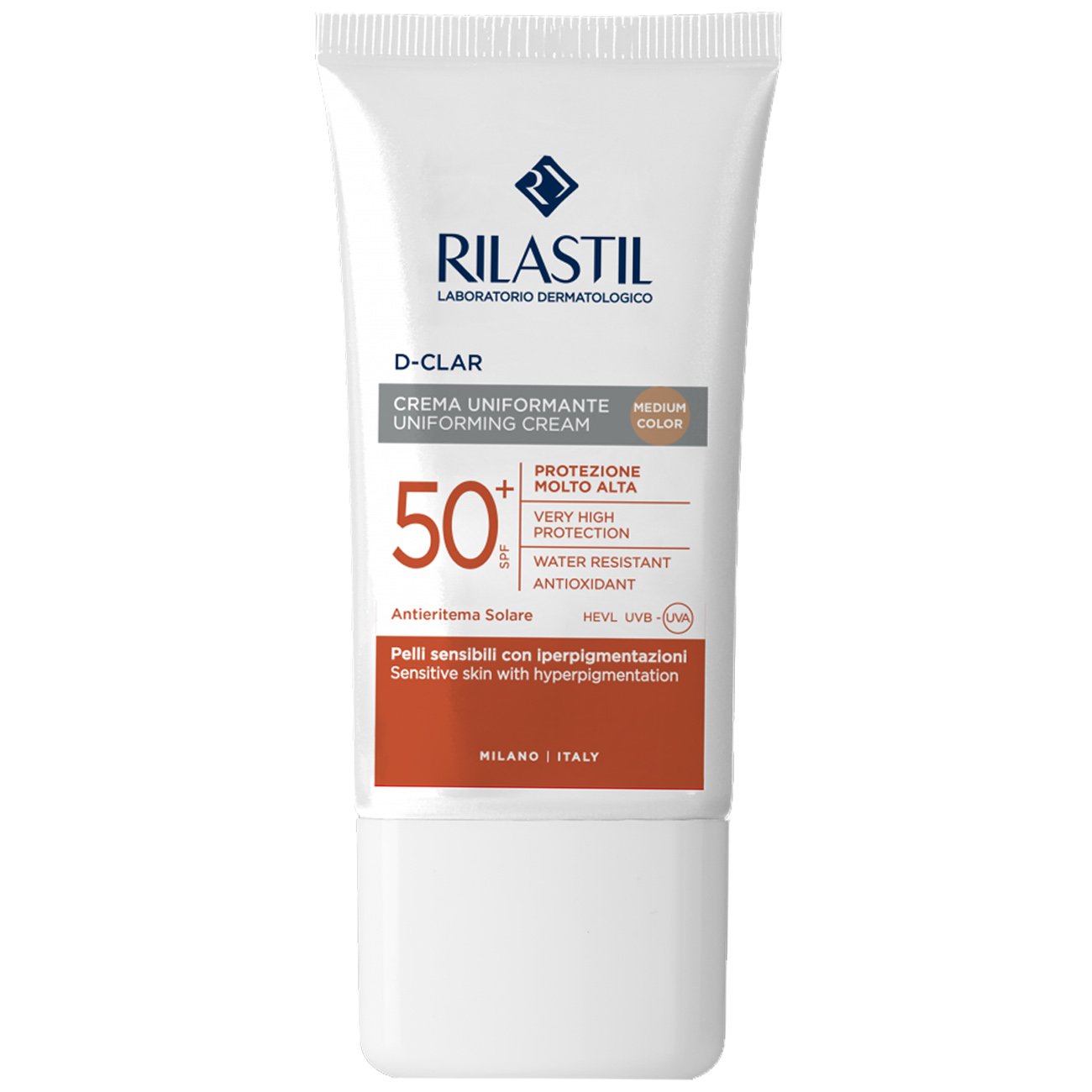 RILASTIL SUN SYSTEM SPF50+ d-clar #medium 40 ml