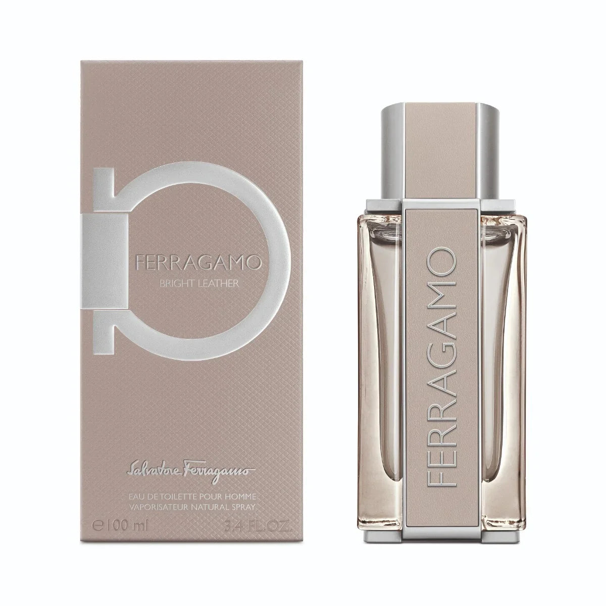 SALVATORE FERRAGAMO FERRAGAMO BRIGHT LEATHER MEN eau de toilette spray 100 ml